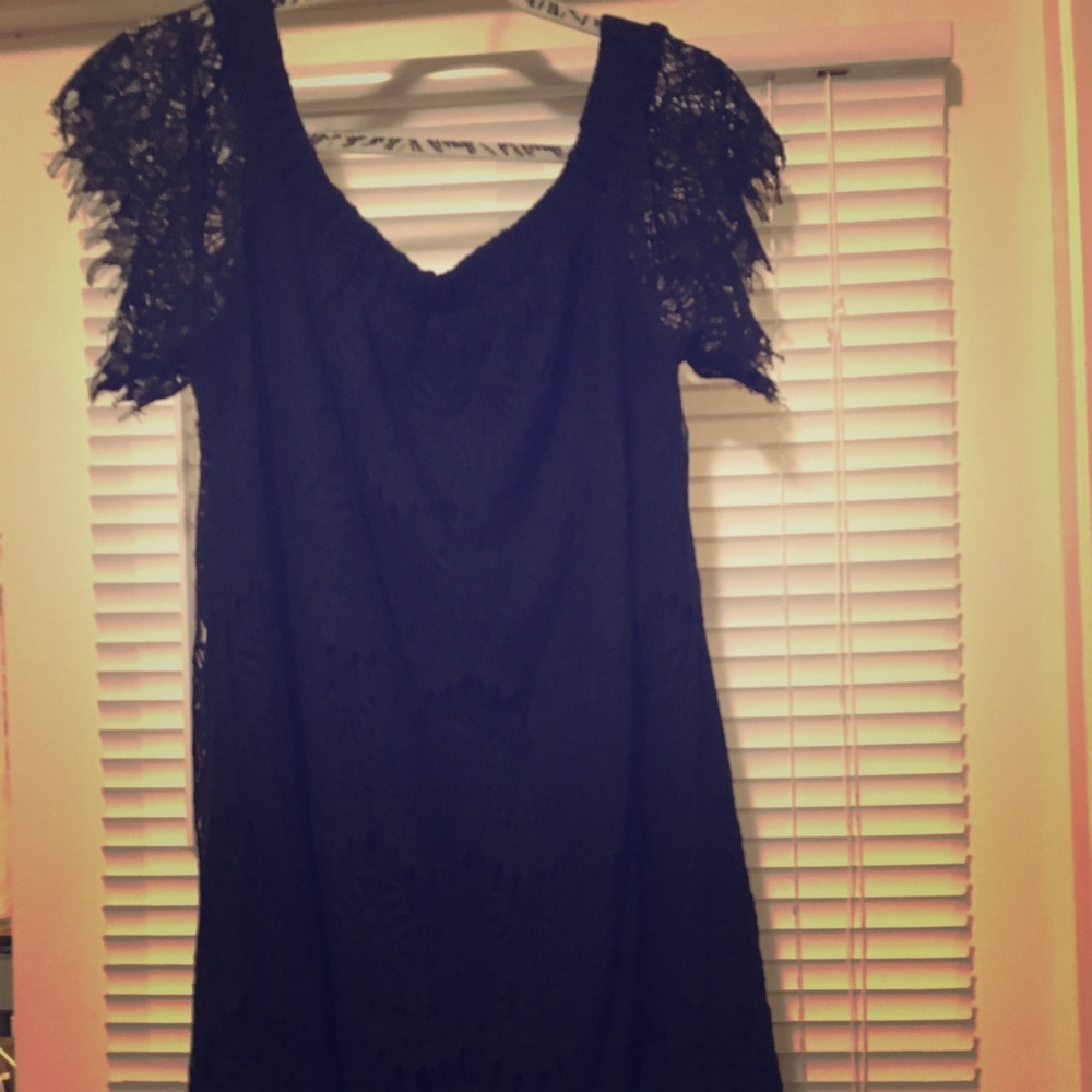 Off the should lace dress, plus size city chic
